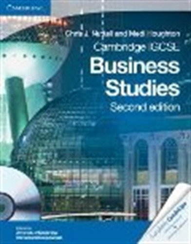 Cambridge Igcse Business Studies (2nd.edition) - Coursebook + Cd-rom, De Nutall, Chris. Editorial Cambridge University Press, Tapa Blanda En Inglés Internacional, 2010
