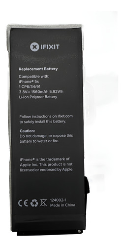 Bateria Ifixit Apple iPhone 5s 5c 1560 Mah