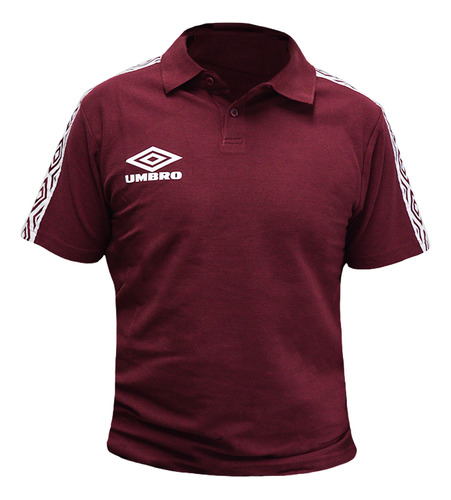 Camiseta Tipo Polo Umbro Taped Pique Elppoi2203-tpw