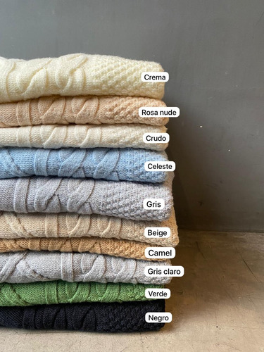 Sweater Trenzas Tejido Corto De Bremer