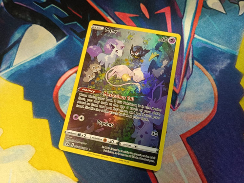 Carta Pokémon Mew, Original Y Nueva