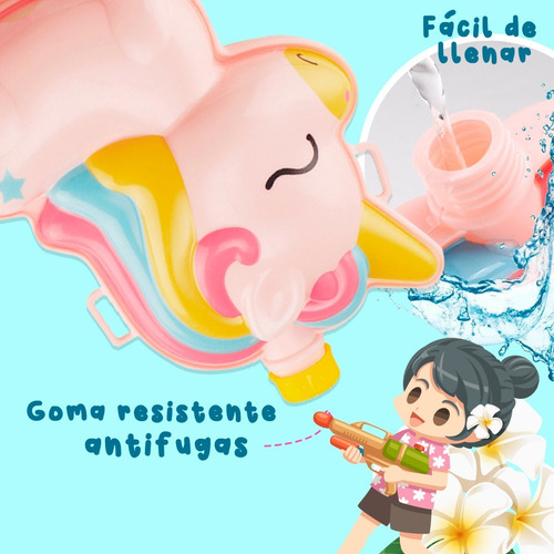 Imagen 2 de 10 de Pistola De Agua Mochila Tanque Juguete Diversion Agua Ysj