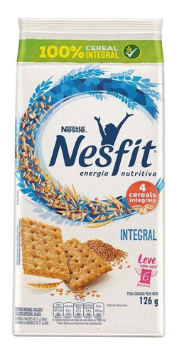 Biscoito Integral Nesfit Pacote 126g