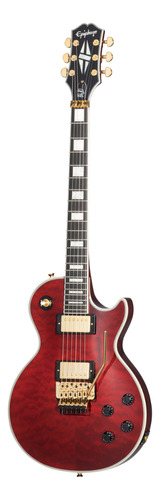 Guitarra EpiPhone Lp Custom Alex Lifeson Axcess - Ruby