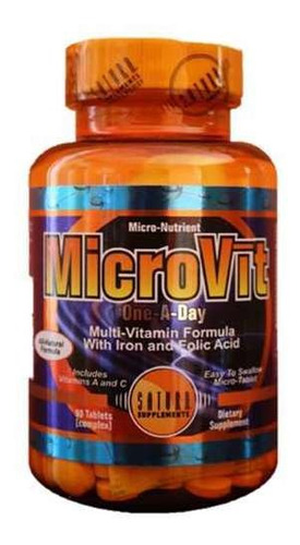 Suplemento Saturn Microvit One A Day 90 Tabletas Mvd Sport