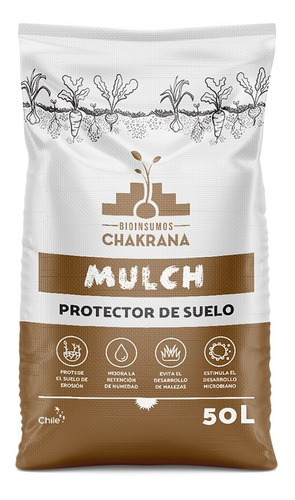 Mulch Protector De Suelo 50 Litros