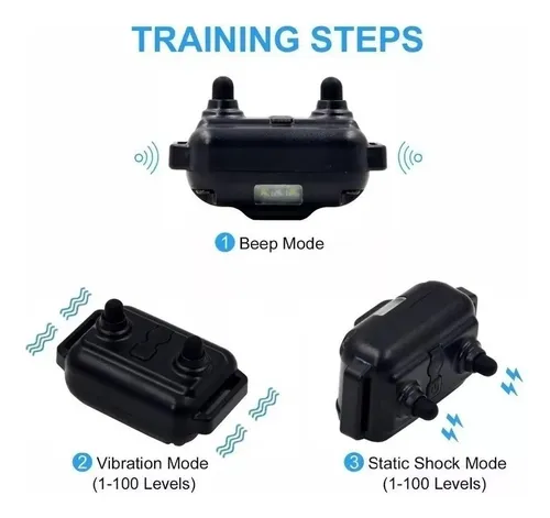 Z Un Juego De Choque Electrónico Para 2 Perros Collar De
