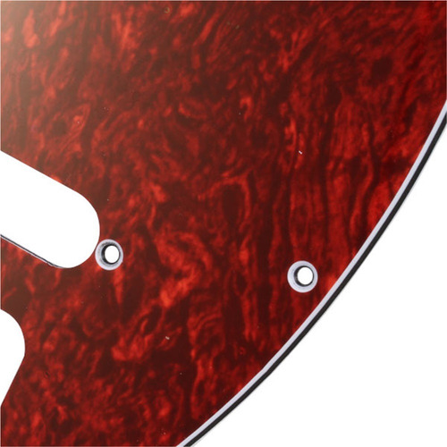 - Pickguard 3 Dobras 8 Buracos Para Guitarra Red Tortoise