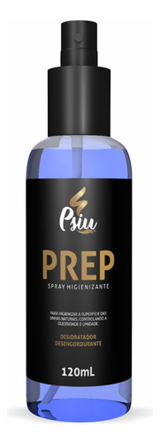 Spray Prep Psiu 120ml Higienizador De Unha Alongamento