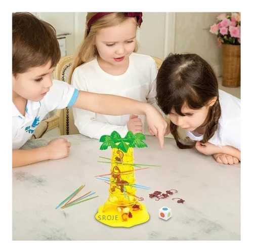 M Sroje Juego Mesa Crazy Monkey Falling Monkey Puzzle