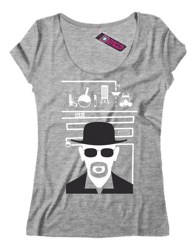 Remera Mujer Breaking Dad Heisenberg S9 Dtg Premium