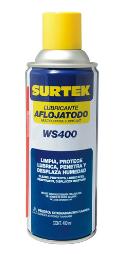 Aceite Aflojatodo Aerosol 400 Ml (13.53 Oz) Surtek Ws400