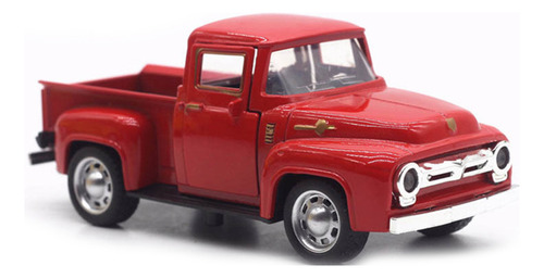 Camioneta Roja Modelo 1:32 Navidad