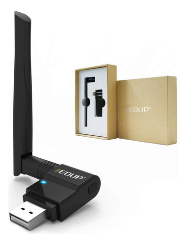 Edup Adaptador Wifi Usb Adaptador De Red Inalámbrico De Dobl
