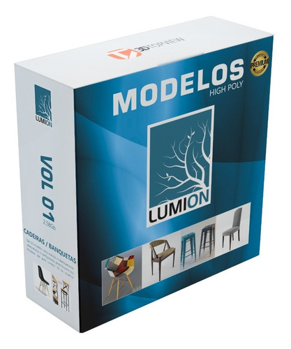 Pack Modelos Lumion 3d  - Cadeiras E Banqueta