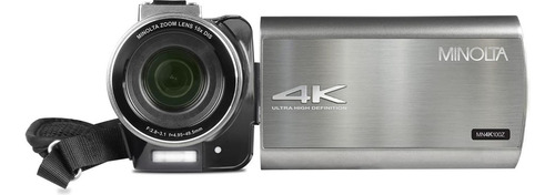 Videocámara Minolta Mn4k100z 4k Ultra Hd Con Zoom Óptico (br