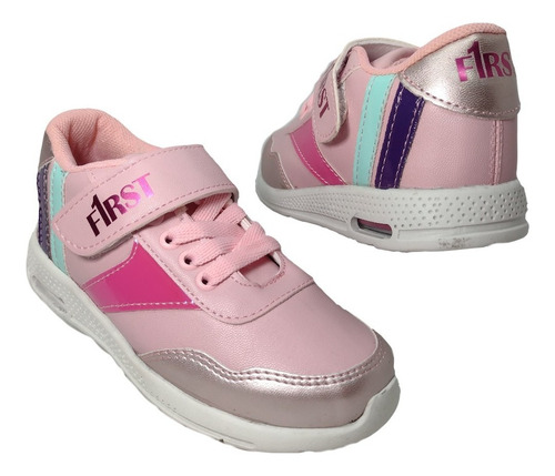 Tenis Urbano Choclo Niño Niña Velcro Cómodo Resistente