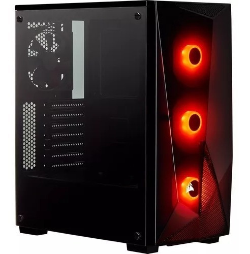 Gabinete Corsair Gamer Spec Delta 3 Coolers Rgb Color Negro