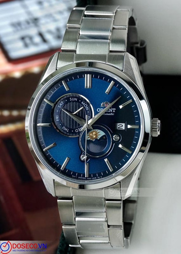 Reloj Orient Automático Sun And Moon Ra-ak0306s10b Hombre