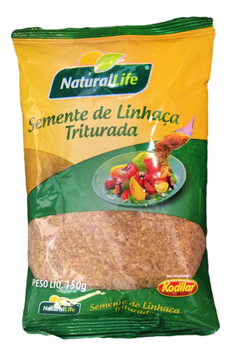 Semente De Linhaça Triturada 150g Natural Life - Kodilar