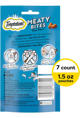 Temptations - Bocados De AtĂșn, 1.5 Oz , 7 Bolsas