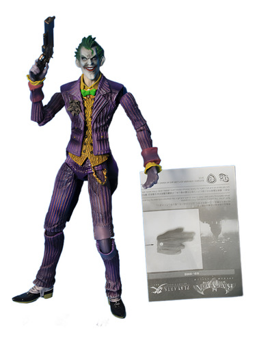 The Joker Batman Arkham Asylum Play Arts Kai (Usado)