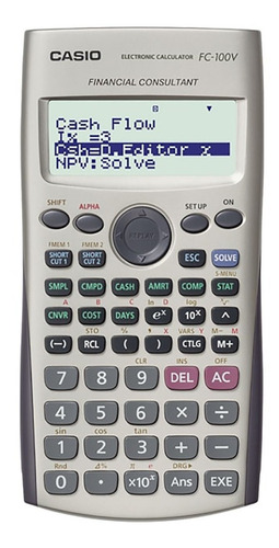 Calculadora Financiera Casio Fc-100v Garantia Oficial 2 Años