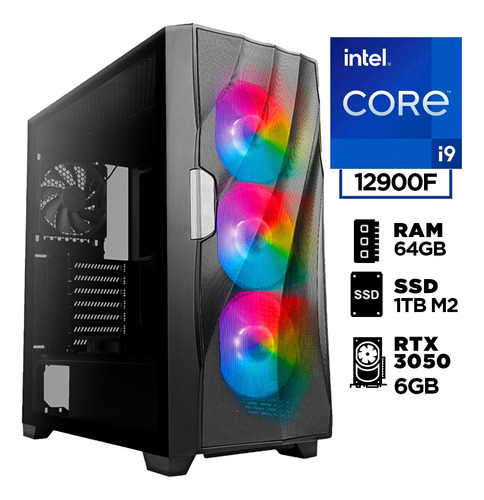 Cpu Core I9 12gen° Ram 64gb Ssd 1tb M.2 Video 6gb Rtx 3050