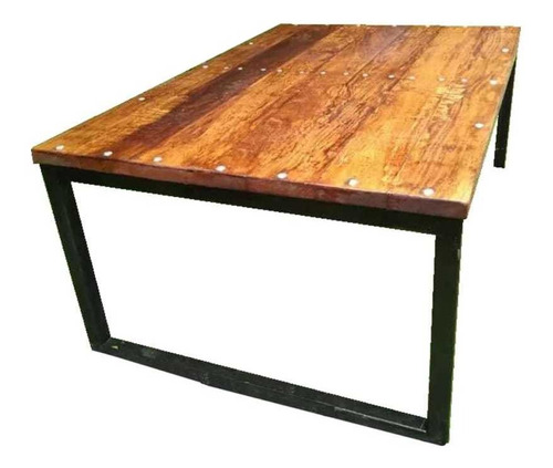 Mesa Ratona Estilo Indurstrial, Hierro Y Madera!!