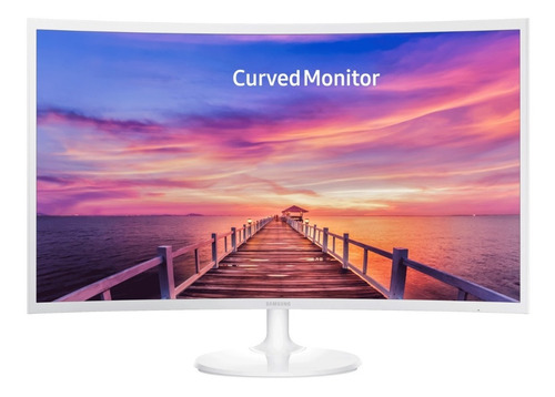 Monitor Curvo 32 Led Samsung Blanco Full Hd Hdmi 60hz Va 4ms