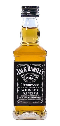 100x Whiskey Jack Daniels Miniatura 50ml Variedades