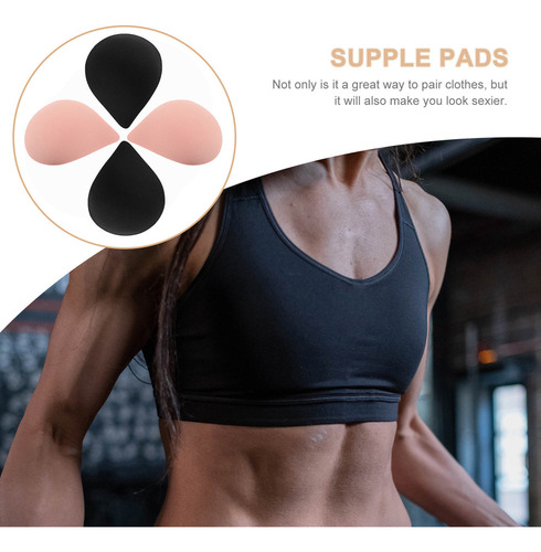 Nuevo 2 Pares De Almohadillas Con Insertos De Látex For