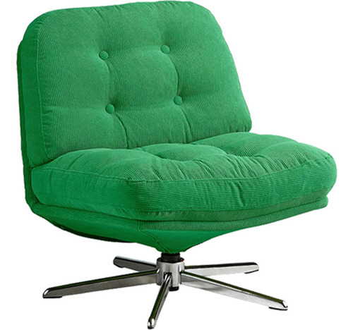 Silla Individual Elegante Con Rotación De 360 Grados Salas Verde