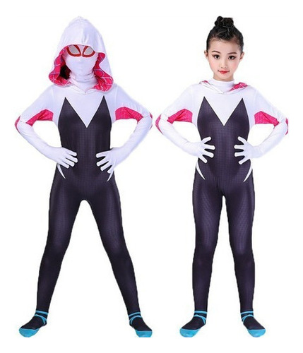 Disfraz Araña Gwen Niña Adulto Stacy Spiderman Halloween