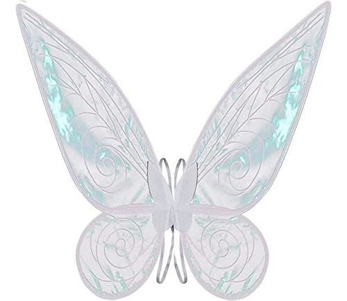 Halloween Costume With White Fairy Wings