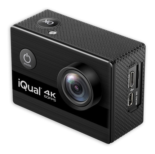 Cámara de video iQual C40 4K negra