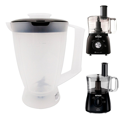 Copo Liq. Multiprocessador Walita Philips Ri-7625 Ri-7630 Cor Preto