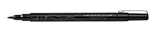 Prismacolor Premier - Rotulador De Punta De Pincel Negro