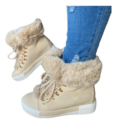 4 Color Fur Shaggy Snow Boots