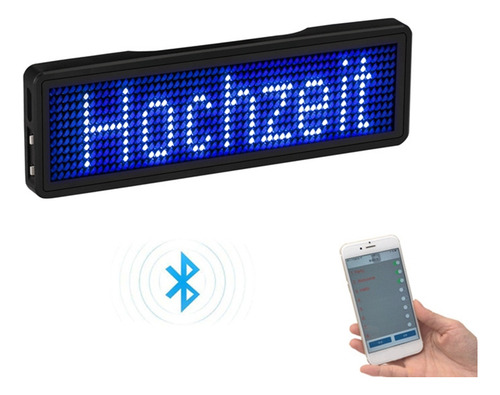 / Letrero De Luz Led H4 Recargable Con Nombre, Para