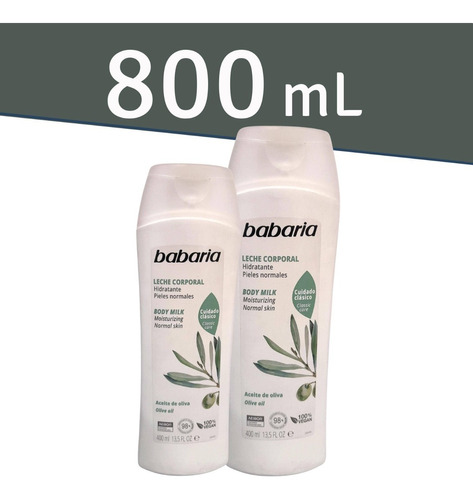 Crema Babaria Body Milk Aceite Oliva 800 - mL a $31