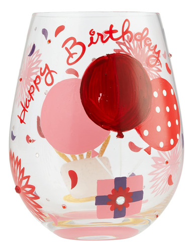 Enesco Designs By Lolita My Red Hot Birthday - Copa De Vino 