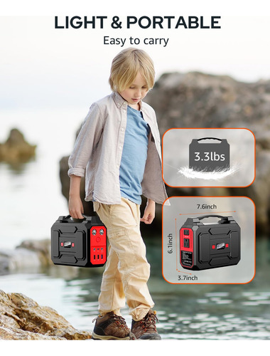 Generador Solar Portátil 200 W 146 Wh 40 W Mmg