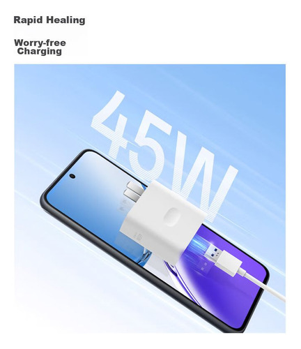 Cargador Oppo 45w Super Vooc Tipo C Original Reno Lite Pro Blanco