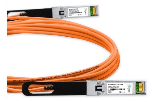 Cabo 10g Sfp+ Para Sfp+ 10m Aoc Active Optical Ofnp Miljet