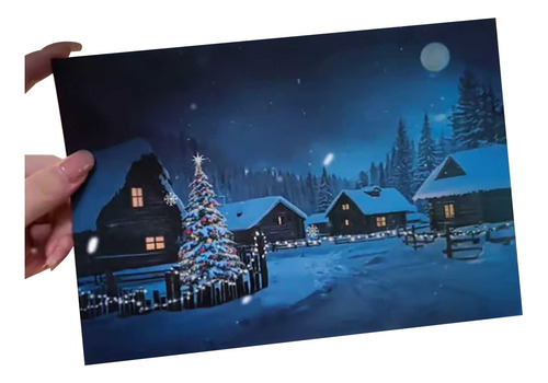 Temperature Controlled Color Changing Christmas Card