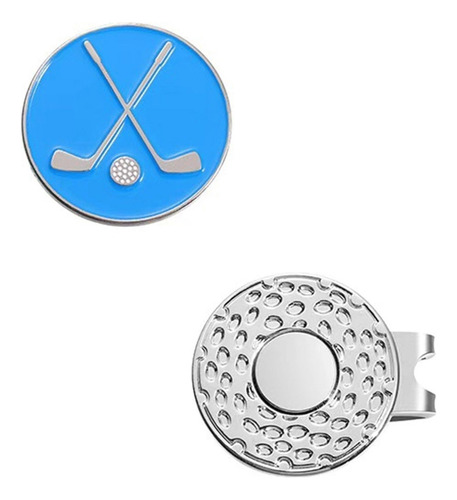 (bl) Soporte Para Marcadores Para Pelotas De Golf, Clips Met