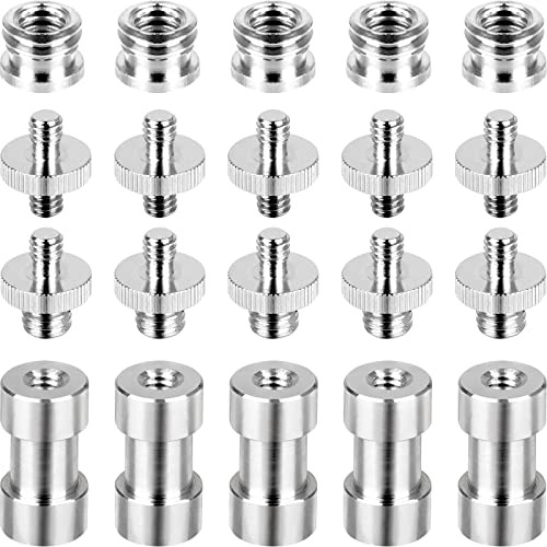 Set Tornillos Cámara, 20pcs 1/4 A 1/4, Adaptador Tornillo