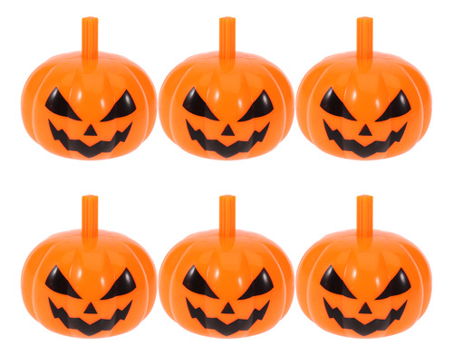 Juguetes De Halloween Para Niños, 6 Unidades, Color Naranja,