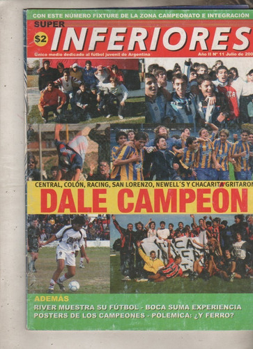 Revista De Futbol  - Super  Inferiores Año 2004 - Campeones